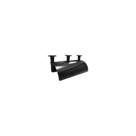 Chatsworth Products Cpi Conduit Fitting Aluminum, Plain, Black 174210